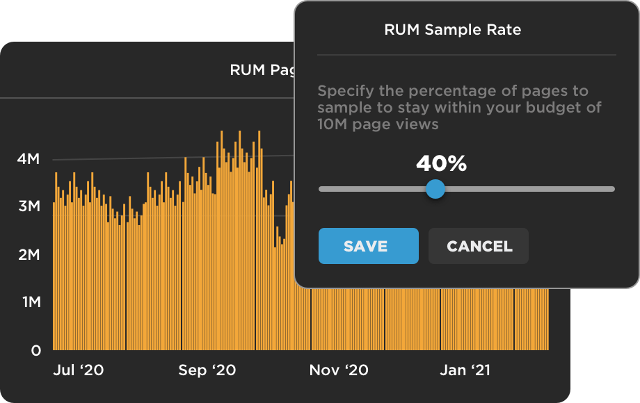 RUM Sample Rate
