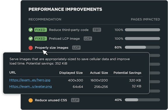 Performance Improvements