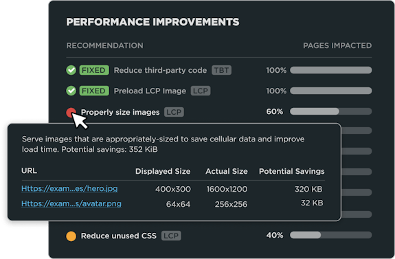 SpeedCurve Performance Audits